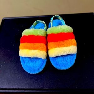 Ugg Rainbow Slippers size 4y